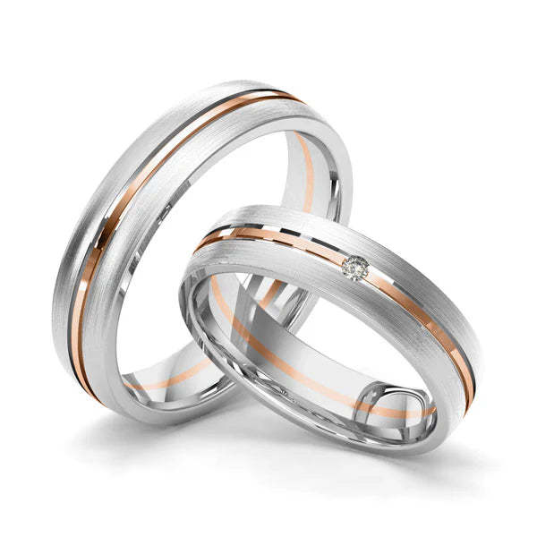 Argolla Matrimonio Bicolor  Centuria