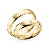 Argolla Matrimonio engaste botón